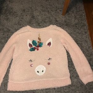 THIRD WISH unicorn sweater FUZZY!!